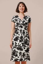 Stretch Jersey: Knee-Length Twisted Dress