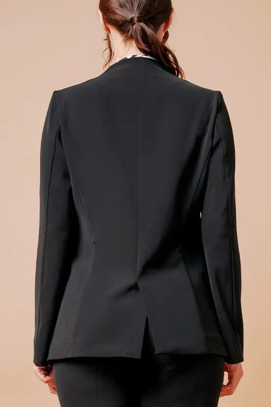 Smart Stretch Long Collarless Jacket