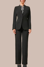 Smart Stretch: Black No-Curl Long Jacket