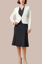 Ice Jersey Gathered Dress