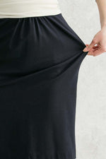 Cotton-Blend Gray And Navy Shell-Print Short-Sleeved Dress