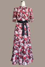 Stretch Chiffon: Passion Mandarin Long Mermaid Dress