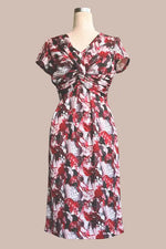 Stretch Jersey: Passion Twist Dress (Knee-Length)