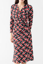 Red Fox Gathered Dress