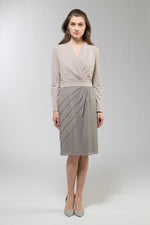 Smokey Pink Drape Dress