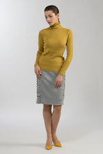 Canary Yellow Turtleneck Knit