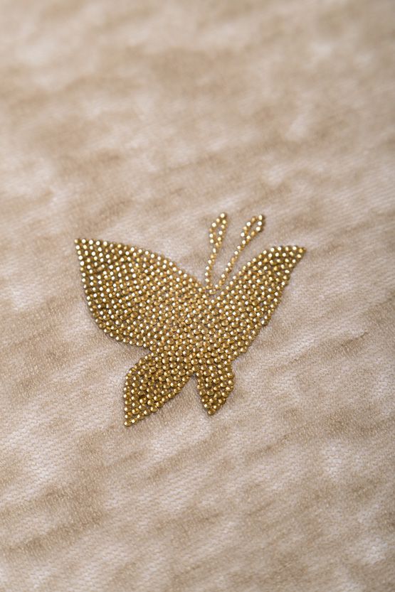 Camel Cashmere Butterfly Scarf