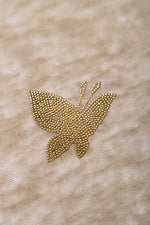 Camel Cashmere Butterfly Scarf