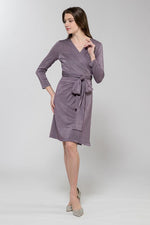 Lavender Wrap Dress