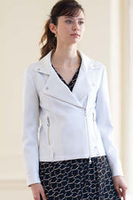 White Soft Stretch Riders Jacket