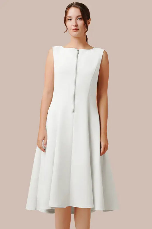 Active Cool: Short A-Line Front Zip Dress