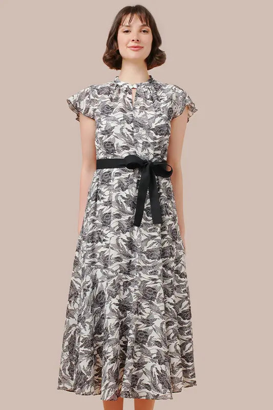 Stretch Chiffon: Long Mermaid Dress