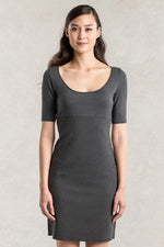 Charcoal Gray Half-Sleeve Warm Underdress