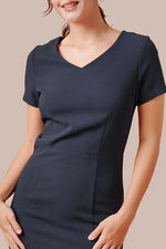 Smart Stretch V-neck I-line Dress
