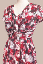 Stretch Jersey: Passion Twist Dress (Knee-Length)