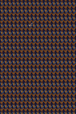 Stretch Jersey: Monogram Navy Long Marilyn Dress