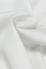 Anti-See-Through Stretch: White Front Fly Shirt