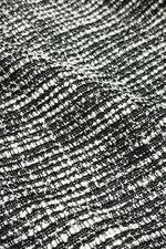 Stretch Lame Tweed: V-Neck I-Line Dress