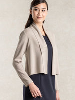 Cream Beige Kanazawa Short Cardigan