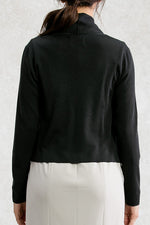 Black Kanazawa-Made Short Cardigan