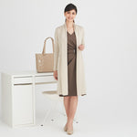 Oak Beige Vegan Enamel Airy Tote