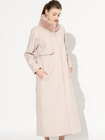 Fur Free: Smoky Pink Long Coat