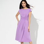 Navy A-Line Dress For Actresses