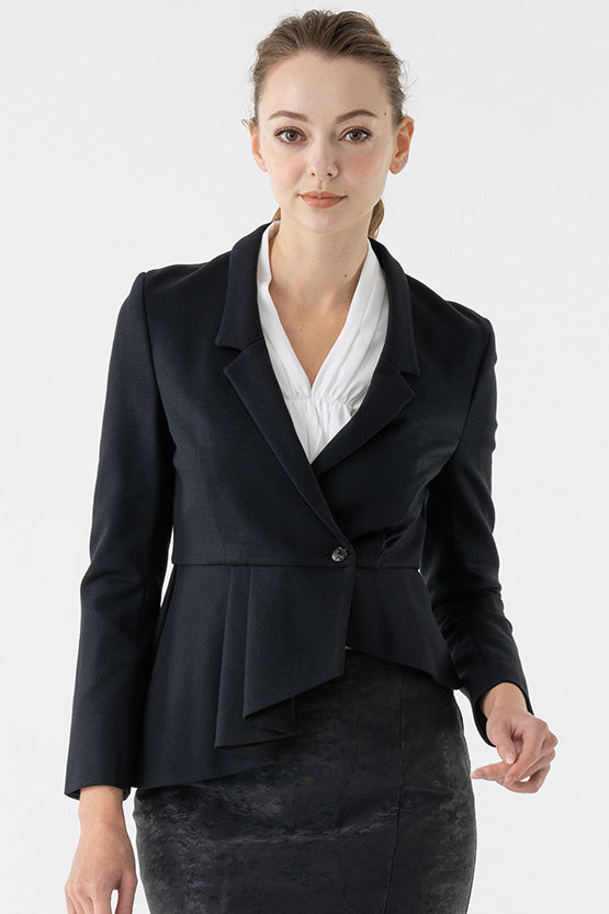 Black Asymmetry Jacket