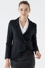 Black Asymmetry Jacket