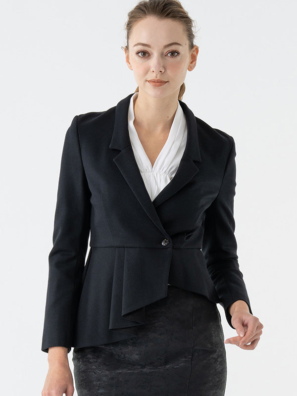 Black Asymmetry Jacket