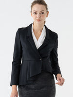 Black Asymmetry Jacket