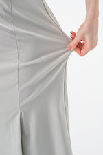 Cooling Suit Ice Gray Wrap Skirt