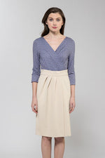 Cornflower Cache-Coeur Cocoon Dress