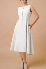 Active Cool: Short A-Line Front Zip Dress