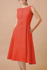 Active Cool: Short A-Line Front Zip Dress