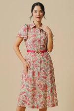 Stretch Chiffon: Stretch Chiffon Genesis Bowtie Shirt Dress