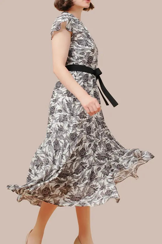 Stretch Chiffon: Long Mermaid Dress