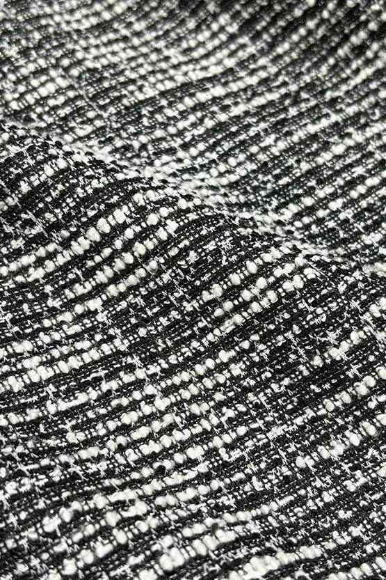 Stretch Lame Tweed: Tailored Jacket