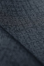 Stretch Jacquard: Stretch Jacquard Navy Design Tuck Skirt