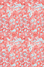 Blue Coral Gather Dress