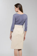 Cornflower Cache-Coeur Cocoon Dress