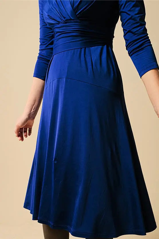 Brushed Back: Fleece-Lined Cache-Coeur Dress (With Anti-Static Petticoat)
