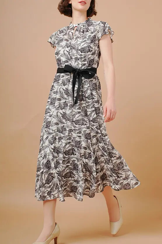 Stretch Chiffon: Long Mermaid Dress