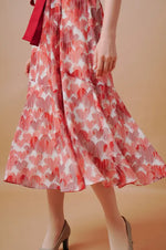 Stretch Chiffon: Stretch Chiffon Heart Long Mermaid Dress