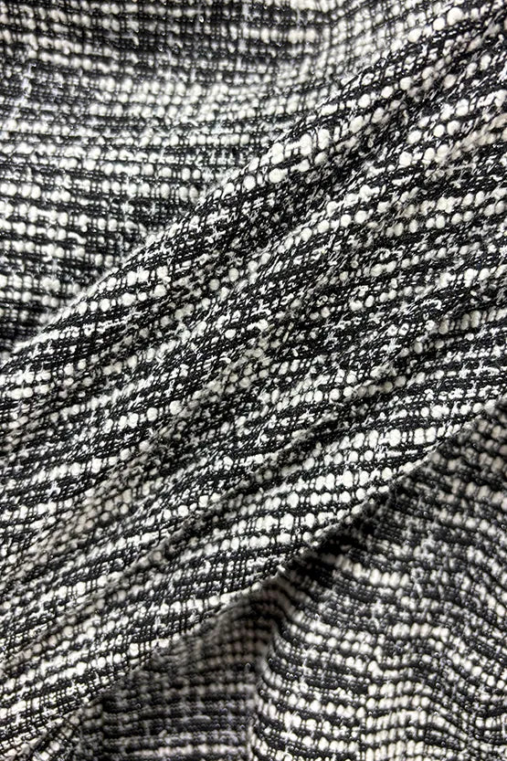 Stretch Lame Tweed: Tailored Jacket