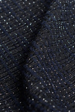 Stretch Lame Tweed: Zip-Up Semi-Mermed Dress