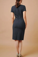 Smart Stretch V-neck I-line Dress