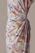 Stretch Ponte: Womanhood T-Dress With Sash