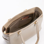 Oak Beige Vegan Enamel Airy Tote
