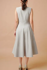 Active Cool: Short A-Line Front Zip Dress